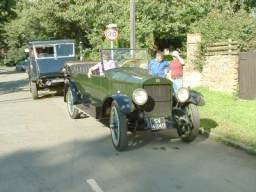 Old car at the fair at Temple Sowerby